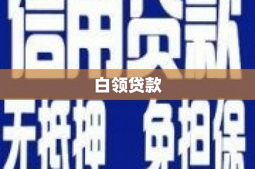 太白白领贷款