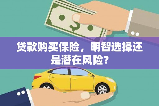太白贷款购买保险，明智选择还是潜在风险？