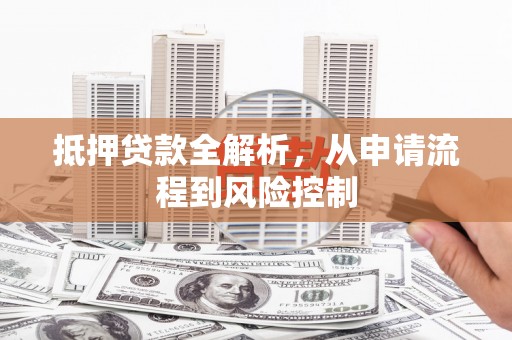 太白抵押贷款全解析，从申请流程到风险控制