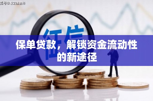 太白保单贷款，解锁资金流动性的新途径