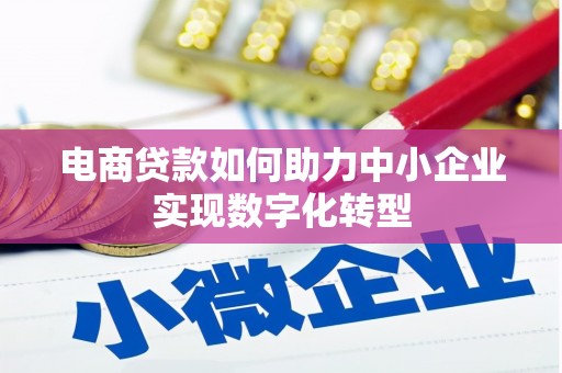 太白电商贷款如何助力中小企业实现数字化转型