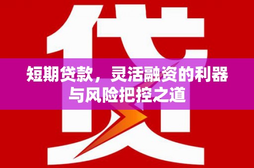 太白短期贷款，灵活融资的利器与风险把控之道