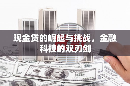 太白现金贷的崛起与挑战，金融科技的双刃剑