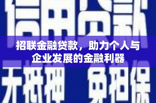 太白招联金融贷款，助力个人与企业发展的金融利器