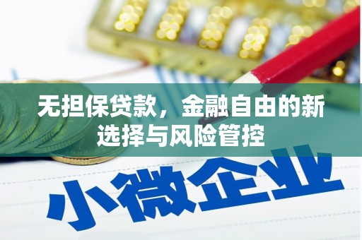 太白无担保贷款，金融自由的新选择与风险管控