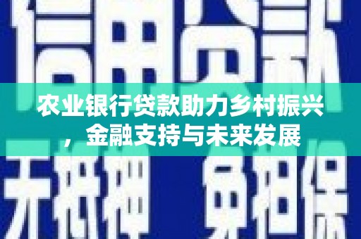 太白农业银行贷款助力乡村振兴，金融支持与未来发展
