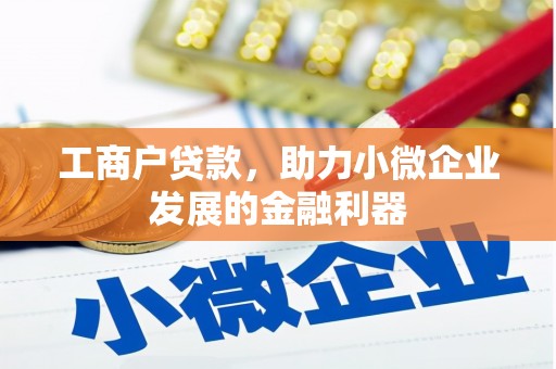 太白工商户贷款，助力小微企业发展的金融利器
