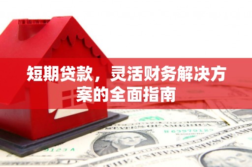 太白短期贷款，灵活财务解决方案的全面指南