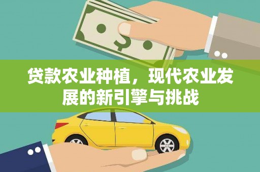 太白贷款农业种植，现代农业发展的新引擎与挑战