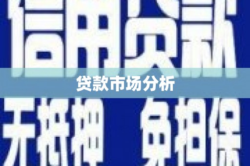 太白贷款市场分析