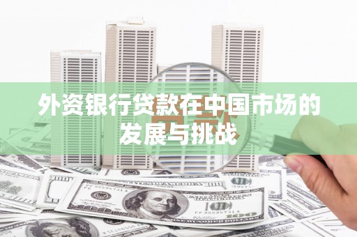 太白外资银行贷款在中国市场的发展与挑战