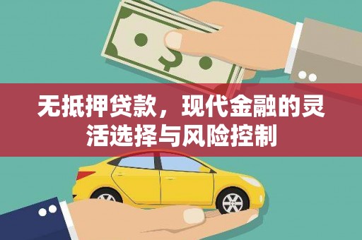 太白无抵押贷款，现代金融的灵活选择与风险控制