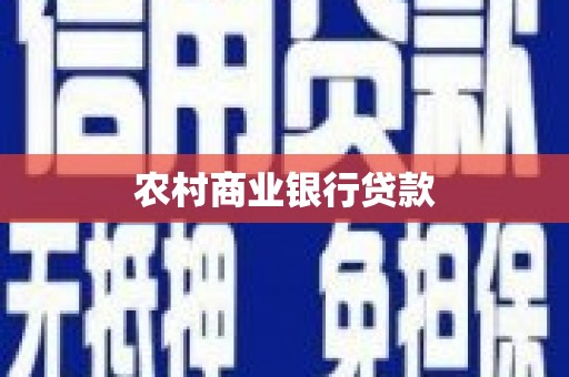 太白农村商业银行贷款