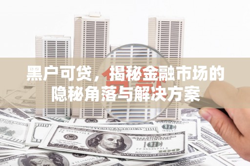 太白黑户可贷，揭秘金融市场的隐秘角落与解决方案