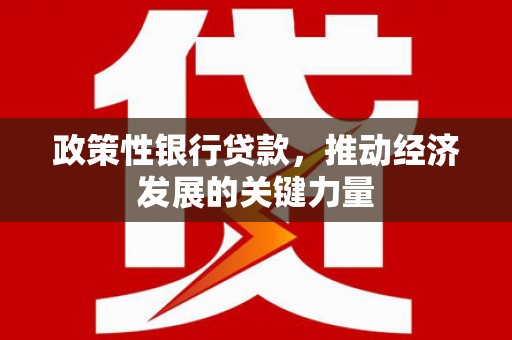 太白政策性银行贷款，推动经济发展的关键力量