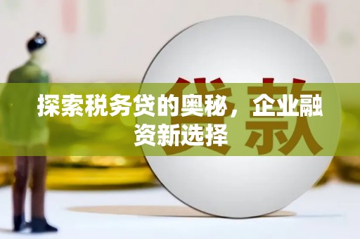 太白探索税务贷的奥秘，企业融资新选择
