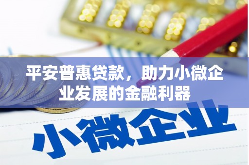 太白平安普惠贷款，助力小微企业发展的金融利器