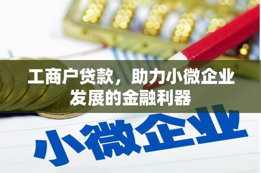 太白工商户贷款，助力小微企业发展的金融利器