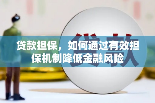 太白贷款担保，如何通过有效担保机制降低金融风险