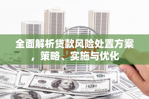 太白全面解析贷款风险处置方案，策略、实施与优化