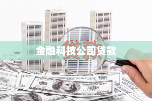 太白金融科技公司贷款