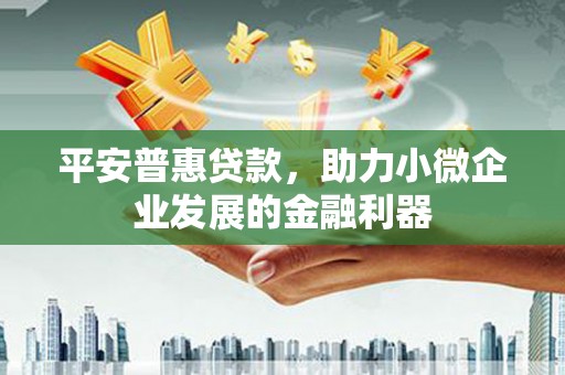 太白平安普惠贷款，助力小微企业发展的金融利器
