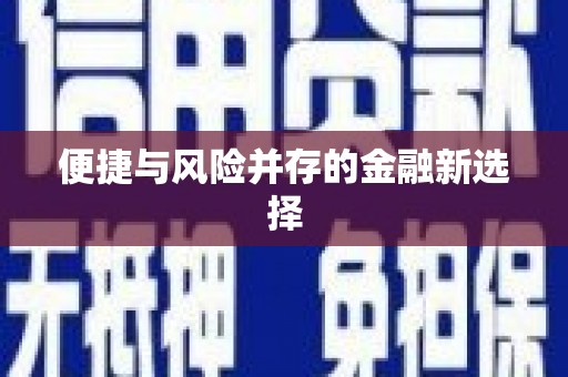 太白便捷与风险并存的金融新选择