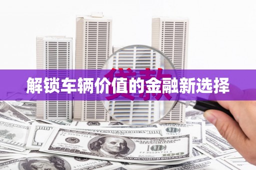 太白解锁车辆价值的金融新选择