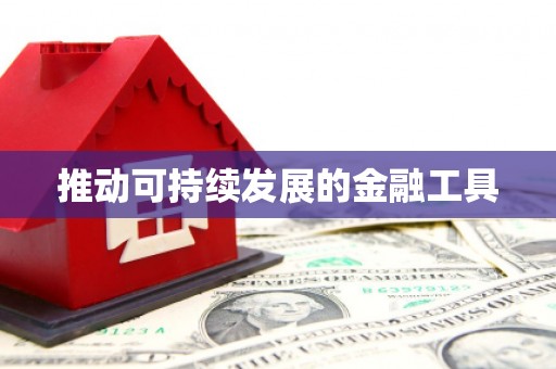 太白推动可持续发展的金融工具