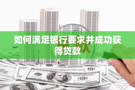 太白如何满足银行要求并成功获得贷款